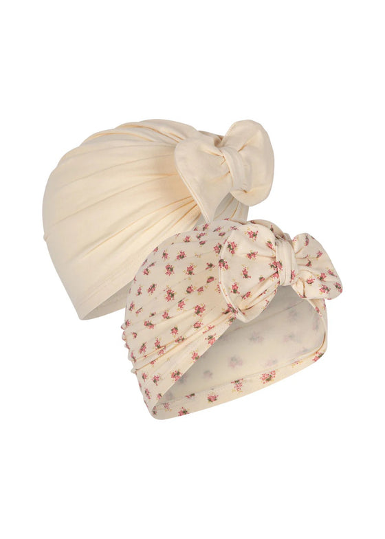 lot de 2 bonnets Bambi buttercream bloomie, konges slojd. 