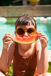 lunettes soleil enfant brun ambré Ki ET LA UV400 bébé protection yeux enfant été