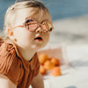 Lunettes de soleil Ourson incassables et made in France KI ET LA pour bébé.