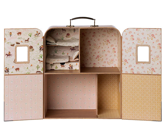 Maison valise Suitcasa petite soeur et petit frère souris Maileg