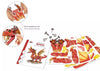 Maquette géante Dragon articulée 3D à assembler sans colle pour enfants