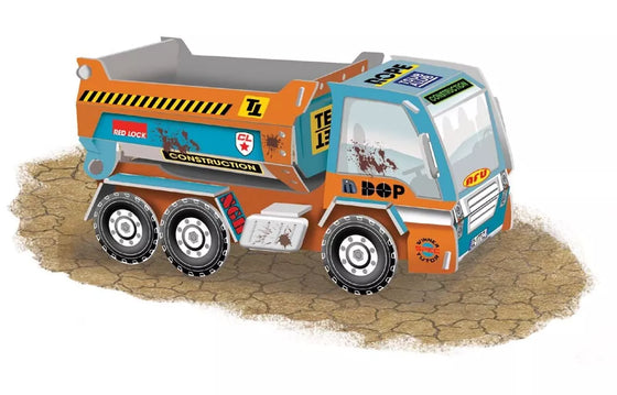 Kit maquettes déco engins de chantier à assembler et décorer pour enfants