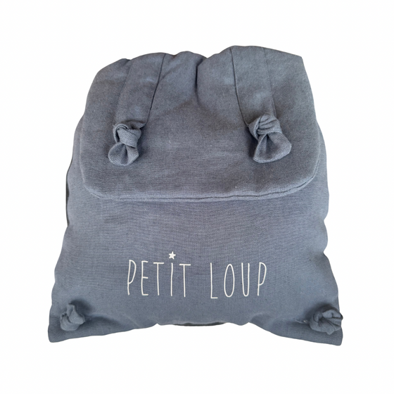 sac à dos personnalisable bois de rose Petit Picotin enfant – sac bébé crèche maternelle
