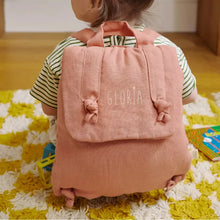  sac à dos Marceau personnalisable bois de rose Petit Picotin enfant – sac bébé crèche maternelle