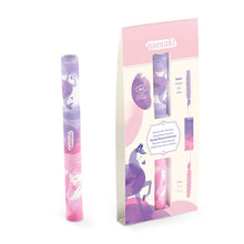  Mascara double embouts pour cheveux bio, rose et violet, marque Namaki.