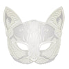 Masque bon déguisement chat blanc Ratatam pour enfants.