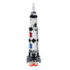 Mega tube Plus-Plus Fusée Saturn V 240 pièces avec fusée spatiale à construire, jeu de construction enfant