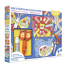 Coffret Mes créations à découper Auzou avec ciseaux enfant et bandes de papier activité créative dès 3 ans