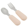 Set de couverts bébé en silicone couleur crème – Atelier Wagram (+12 mois)