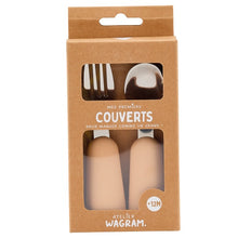  Set de couverts bébé en silicone couleur nougat – Atelier Wagram (+12 mois)