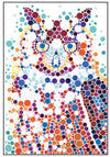 Livre Auzou Mes tableaux au numéro – Animaux sauvages, activité créative avec stickers pour enfants