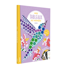  Livre Auzou Mes tableaux au numéro – Nature, activité créative avec stickers colorés pour enfants et familles