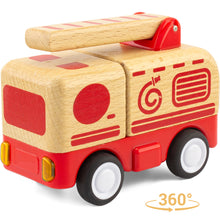  Mini camion de pompier en bois Ulysse