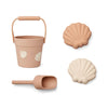 Mini set de plage et ses accessoires - Shell / Pale Tuscany - Liewood