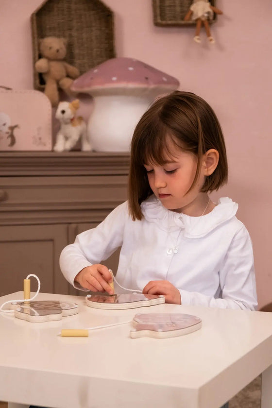 Mini labyrinthe magnétique ours en bois Egmont Toys – jeu éducatif enfant