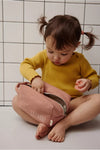 petite trousse de toilette mini Paulette personnalisable bois de rose Petit Picotin – format mini idéal pour bébé et maman