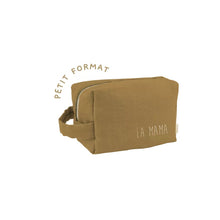  petite trousse de toilette Paulette personnalisable bronze Petit Picotin – format mini idéal pour bébé et maman
