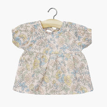  Robe Faustine pour poupées Gordis Minikane : robe à manches ballons avec imprimé floral Celia, élégante et raffinée pour habiller les poupées avec charme.