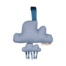  Mobile musical nuage bleu Mellipou avec rubans pluie et mélodie "I'll Be There For You"