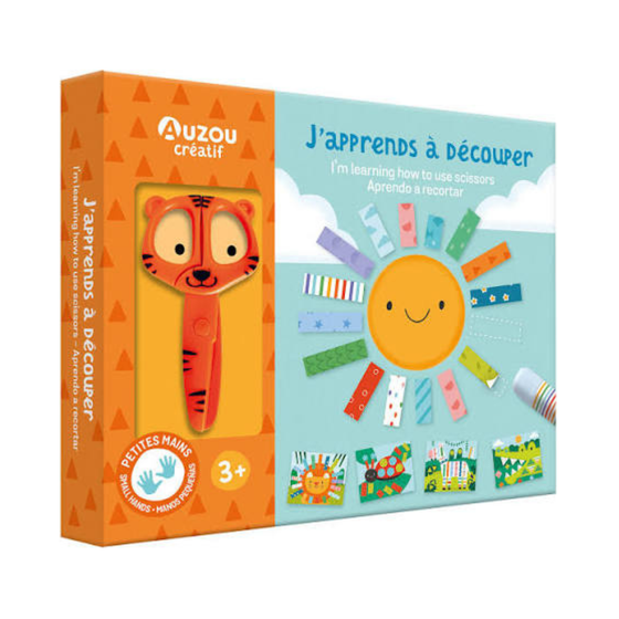 Coffret J’apprends à découper Auzou Créatif – activité manuelle enfant dès 3 ans