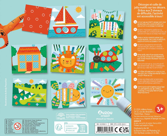 Coffret J’apprends à découper Auzou Créatif – activité manuelle enfant dès 3 ans