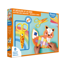  Coffret Auzou Créatif Je découpe et je crée – Animaux, activité manuelle enfants dès 3 ans avec ciseaux