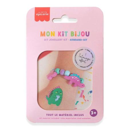 Mon kit bijou pour enfant bracelet Dinosaures La Petite Epicerie.