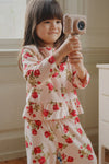 Appareil photo enfant avec trépied motif cerises – Mon premier appareil photo Konges Slojd
