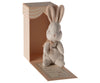 Doudou lapin Maileg My First Bunny avec sa boîte cadeau vintage