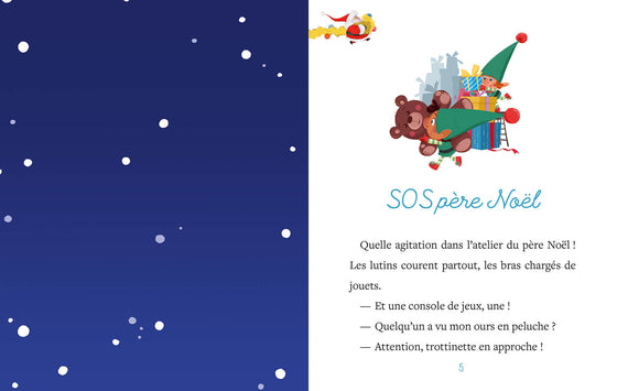 Livre Auzou Mon premier roman de l’Avent – Le concours du Père Noël, lecture de Noël pour enfants