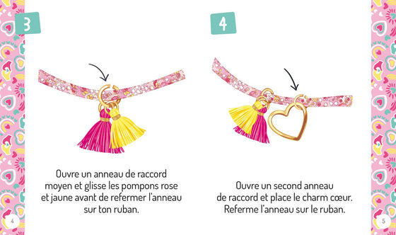 Coffret Auzou Bijoux Mon superbe duo de bracelets mère-fille – kit créatif à faire ensemble