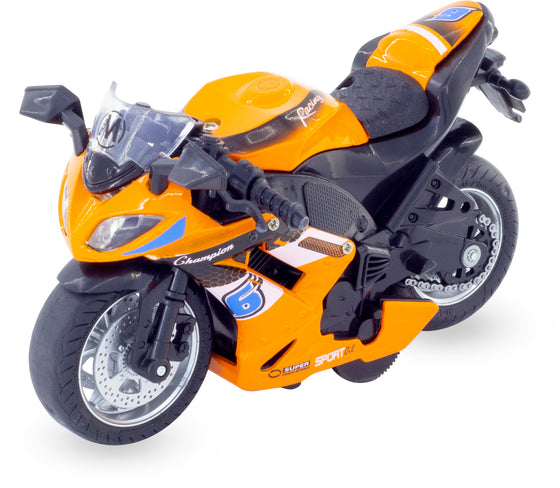 Moto sportive miniature à rétrofriction Ulysse
