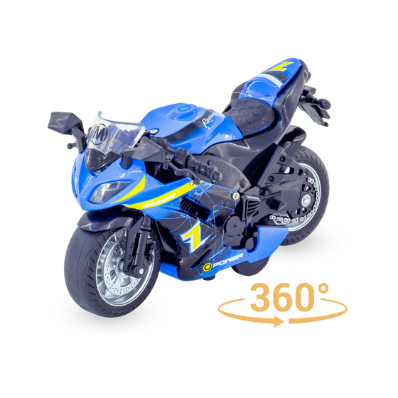Moto sportive miniature à rétrofriction Ulysse