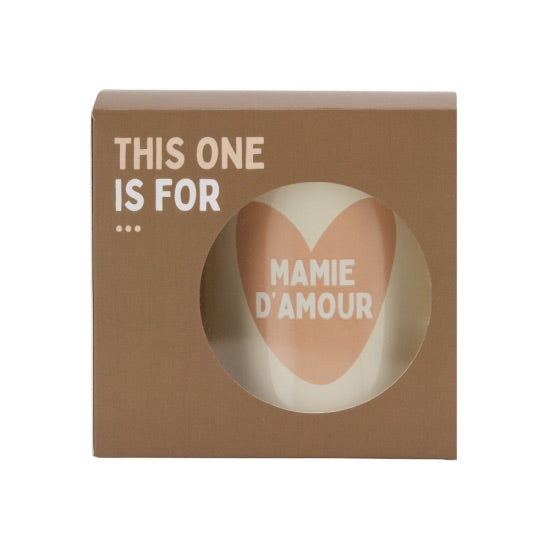 Mug céramique Mamie d’Amour Atelier Wagram – cadeau pour grand-mère
