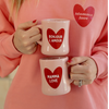 Mug céramique message Mamma Love rose – idée cadeau maman – Atelier Wagram