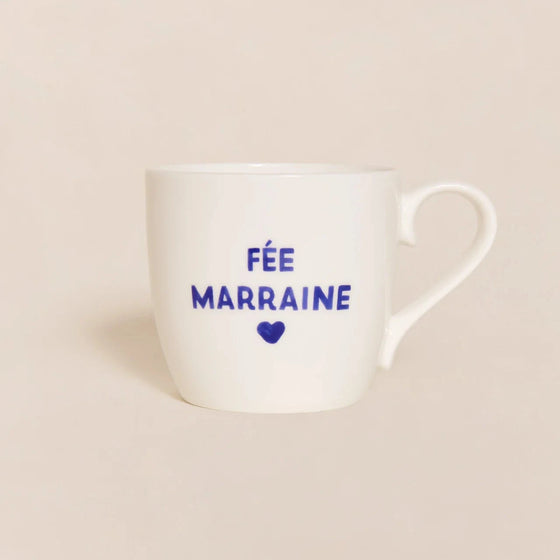 Mug en porcelaine Fée marraine Emoi Emoi.