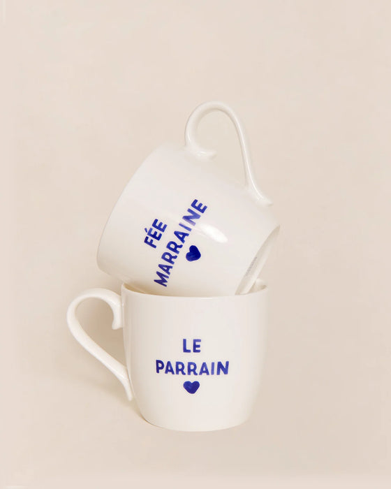 Mug en porcelaine Le Parrain Emoi Emoi.