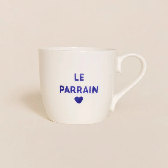 Mug en porcelaine Le Parrain Emoi Emoi.