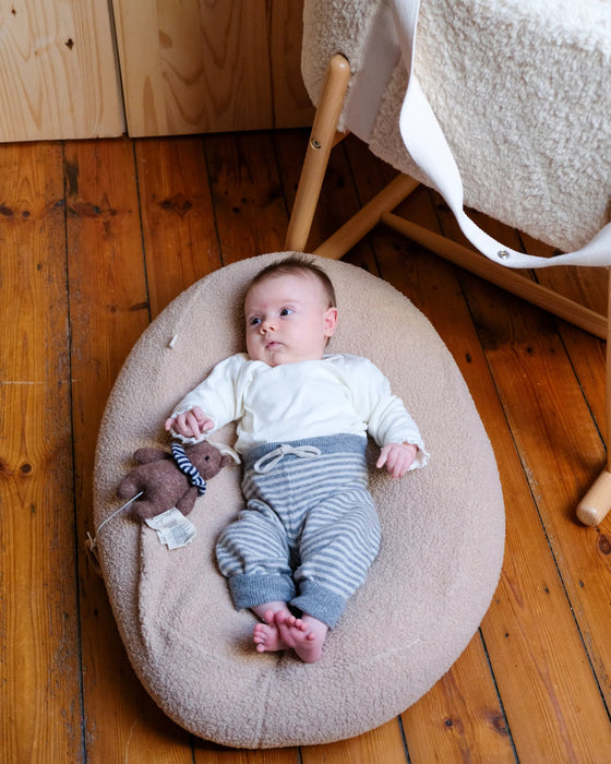 Nid Bag Teddy 2-en-1 Tante Reine Housse coussin d'allaitement et sac de rangement.