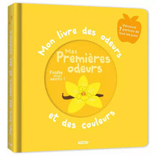  Livre des odeurs et couleurs -, Mes premières odeurs, Auzou.