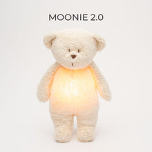  Moonie 2.0 ourson vintage blanc polaire – peluche veilleuse bruit blanc pour bébé
