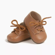  Paire de chaussures derbies caramel à lacets pour poupées Bambinis 47 cm Minikane