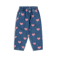  Pantalon Magot en jean, Bon coeur Pink, Konges Slojd.