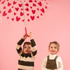 Parapluie enfant transparent à cœurs roses Atelier Wagram – parapluie enfant maternelle fille