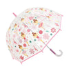 Parapluie enfant transparent ballerines Tiger Tribe – parapluie enfant rose avec danseuses et fleurs