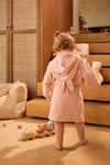 Peignoir bébé Miffy Silk Rose rose Jollein 1-2 ans avec capuche