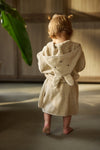 Peignoir bébé Miffy Warm Sand Jollein beige 1-2 ans avec capuche