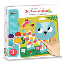  Kit tableaux faciles peinture au doigt animaux adorables pour enfants dès 3 ans