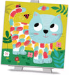 Kit tableaux faciles peinture au doigt animaux adorables pour enfants dès 3 ans