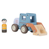 Pelleteuse en bois Little Dutch avec figurine – jouet de construction